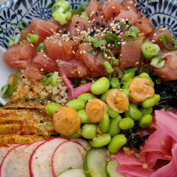 Linger - Yellowfin poke bowl ....very good - Asian Fusion Near Me - Denver, Colorado Linger - Yellowfin poke bowl ....very good - Asian Fusion Near Me - Denver, Colorado