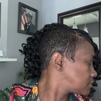 Bita’s Beauty Glam - The wave pattern of my natural hair, and I paid extra for the finger wave. I would gladly be her human head to practice on . - Makeup Artists Near Me - Phoenix, Arizona