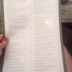Henrietta's Restaurant at The Dewberry - Drink menu