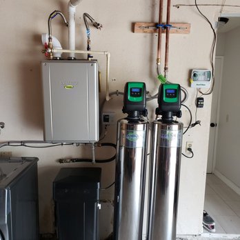 Stanley Plumbing - The Ultimate set-up. Noritz EZ98 with Falsken Water Softener and Water Conditioner for perfect water throughout the home. - Plumbing Near Me - Upland, California Stanley Plumbing - The Ultimate set-up. Noritz EZ98 with Falsken Water Softener and Water Conditioner for perfect water throughout the home. - Plumbing Near Me - Upland, California