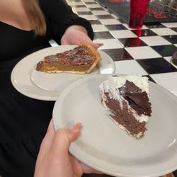 Cafe On the Square - French Silk and Pecan Pie