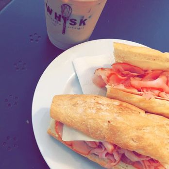 Whisk - Iced Chai and The Parisian (Swiss cheese & Smoked Ham) - Bakeries Near Me - Richmond, Virginia Whisk - Iced Chai and The Parisian (Swiss cheese & Smoked Ham) - Bakeries Near Me - Richmond, Virginia