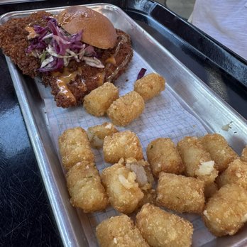 Pym Test Kitchen - Not so little chicken sandwich - Coffee & Tea Near Me - Anaheim, California