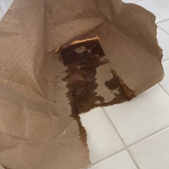 Jersey Mike's Subs - Evidence of sub in a tub container leaking due to improper handling. - Delis Near Me - Simi Valley, California