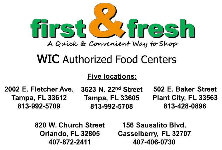 First & Fresh - WIC Authorized Food Centers Logo