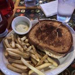 Tuna Melt with fries