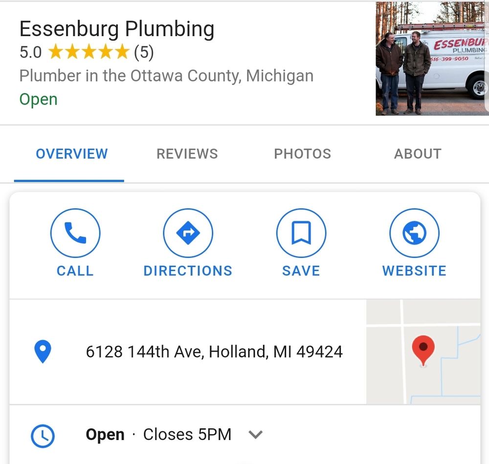 Slide of Essenburg Plumbing