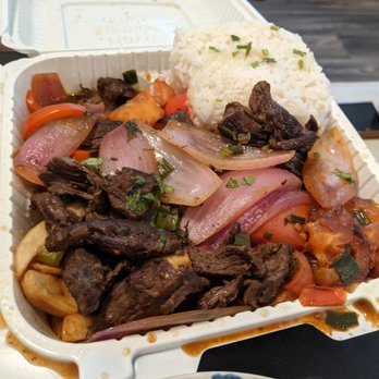 Palacio De Peru - Lomo saltado. Not bad - Peruvian Near Me - Laurel, Maryland
