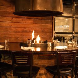 Jefe Mex - Cozy indoor fire pit seating