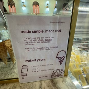 Pure Love Cafe - Paleta and ice cream ordering instructions - Coffee & Tea Near Me - Tucson, Arizona Pure Love Cafe - Paleta and ice cream ordering instructions - Coffee & Tea Near Me - Tucson, Arizona
