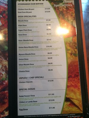 Menu photo 4 Raj Palace Calgary, AB