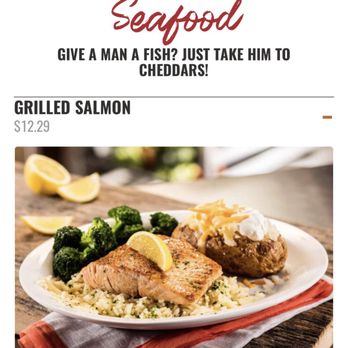 Cheddar's Scratch Kitchen - The last is the menu photo and is much bigger than what I received. - American Near Me - Chattanooga, Tennessee