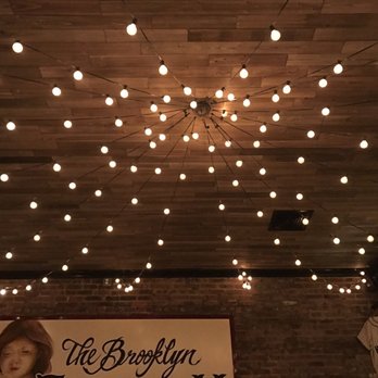 The Brooklyn Firefly - String lights in the dining room - Pizza Near Me - Brooklyn, New York The Brooklyn Firefly - String lights in the dining room - Pizza Near Me - Brooklyn, New York