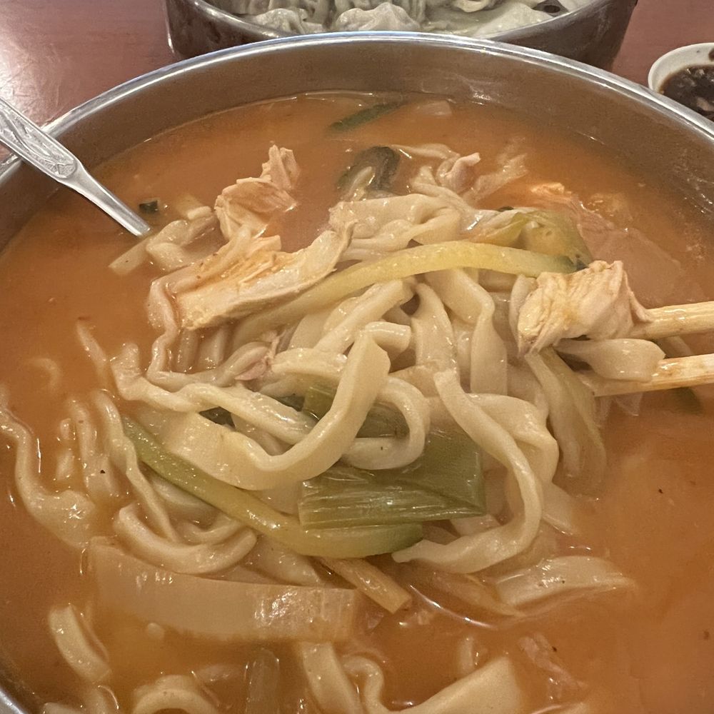 Olympic Noodle - House cut noodles were perfect! Chewy and smooth! Huge portions! - Korean Near Me - Los Angeles, California Olympic Noodle - House cut noodles were perfect! Chewy and smooth! Huge portions! - Korean Near Me - Los Angeles, California