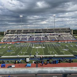 UB Stadium - The Thunder of the East, getting ready to play the National Anthem.