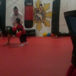 Father and son training Father and son training