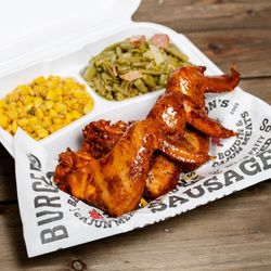 Bergeron's Boudin & Cajun Meats - Bergeron's Boudin & Cajun Meats Shreveport Location, Hot plate