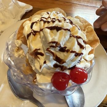 Mazatlan Grill - Fried Ice cream (after a couple of bites - Mexican Near Me - Klamath Falls, Oregon
