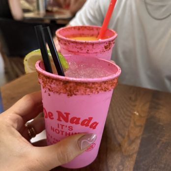 De Nada - skinny cucumber marg & seasonal mango frozen - Mexican Near Me - Austin, Texas