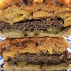 Patty's Pantry - Mac & Cheese burgers on Fridays