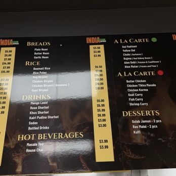 India Grill Express - menu as of 10.05.25 - Indian Near Me - Artesia, California