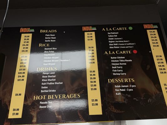 Menu photo 3 India Grill Express Artesia, CA