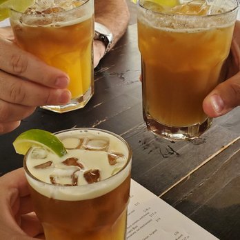 Leahi Bar & Grill - Mai tai, with their house made whip foam made by Sean - Bars Near Me - Honolulu, Hawaii Leahi Bar & Grill - Mai tai, with their house made whip foam made by Sean - Bars Near Me - Honolulu, Hawaii