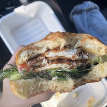 Sandwich Girl Cafe - BB (Baddest B*tech) fresh chicken cutlet !! - Sandwiches Near Me - Brooklyn, New York Sandwich Girl Cafe - BB (Baddest B*tech) fresh chicken cutlet !! - Sandwiches Near Me - Brooklyn, New York