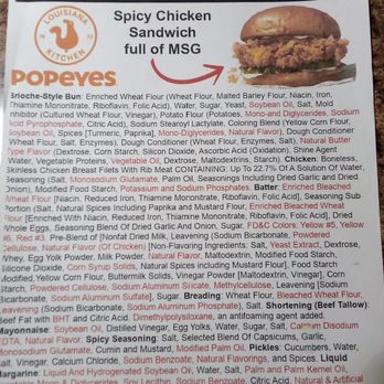 Popeyes Louisiana Kitchen - No wonder why people are addicted to it, it is full of harmful ingredients the government has approved, - Chicken Wings Near Me - Naples, Florida Popeyes Louisiana Kitchen - No wonder why people are addicted to it, it is full of harmful ingredients the government has approved, - Chicken Wings Near Me - Naples, Florida