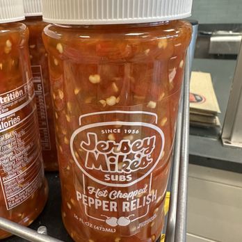 Jersey Mike's Subs - Hot Chopped Pepper Relish - Fast Food Near Me - Jasper, Georgia