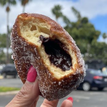 A Leonard's Bakery - Dobash filled malasada - Desserts Near Me - Waipahu, Hawaii