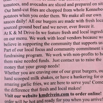 K & M Drive-In - Fast Food Near Me - Camas, Washington K & M Drive-In - Fast Food Near Me - Camas, Washington