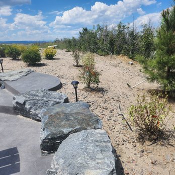 Old Skool Outdoorz - mulch/ground cover not added - with the rain this year, it's leading to erosion of the soil - Landscaping Near Me - Castle Rock, Colorado