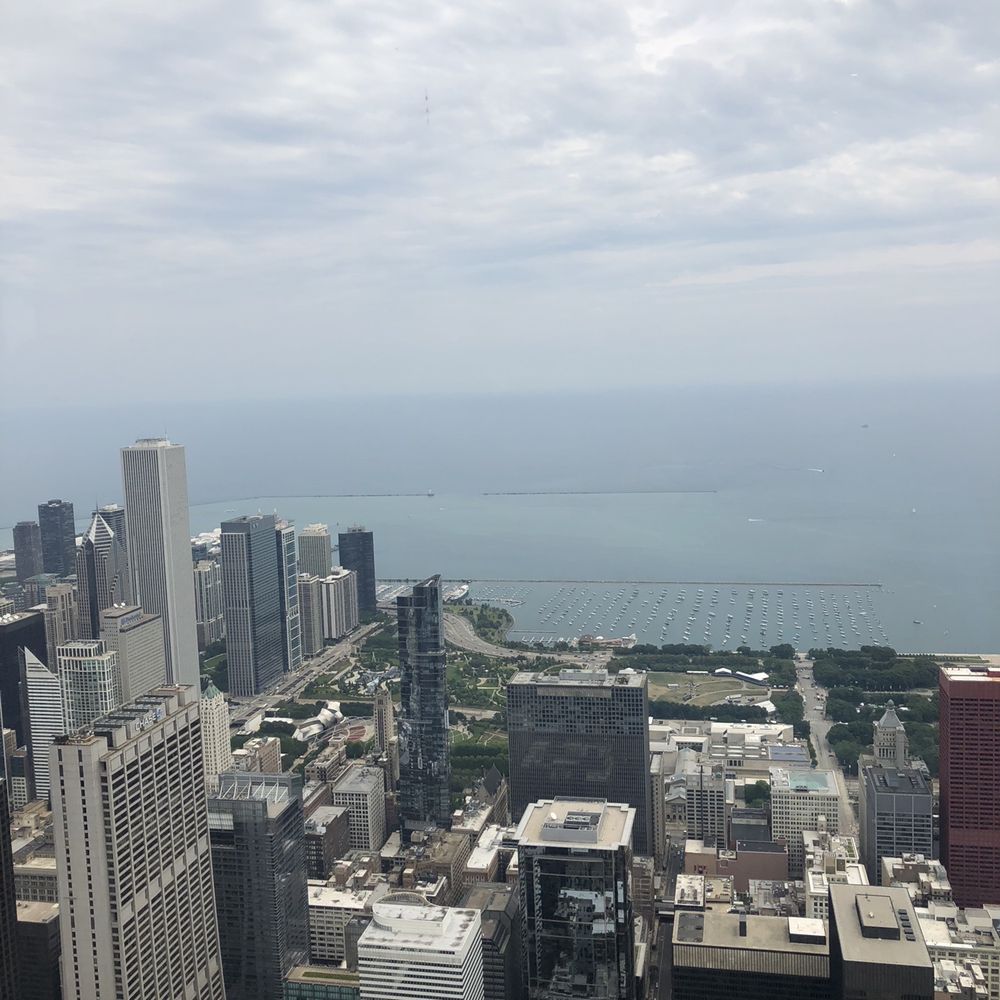 Skydeck - Lake Michigan from the Willis Tower - Observatories Near Me - Chicago, Illinois Skydeck - Lake Michigan from the Willis Tower - Observatories Near Me - Chicago, Illinois