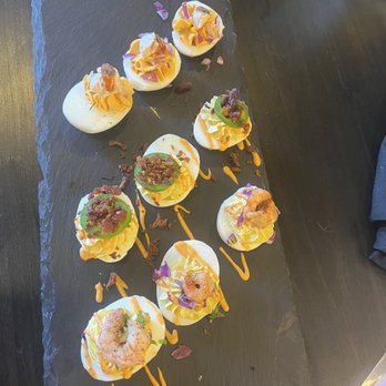 Deviled Egg Co - Buffalo Chicken Ranch Eggs, jalapeño poppers, and Baja shrimp - Coffee & Tea Near Me - Omaha, Nebraska Deviled Egg Co - Buffalo Chicken Ranch Eggs, jalapeño poppers, and Baja shrimp - Coffee & Tea Near Me - Omaha, Nebraska