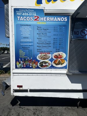 Menu photo 6 Tacos Dos Hermanos Vallejo, CA
