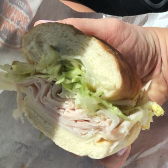 Jersey Mike's Subs - Turkey sandwich. One of my favorite things to grab when I am out and about and want something light, but need some protein too. - Sandwiches Near Me - Woods Cross, Utah Jersey Mike's Subs - Turkey sandwich. One of my favorite things to grab when I am out and about and want something light, but need some protein too. - Sandwiches Near Me - Woods Cross, Utah