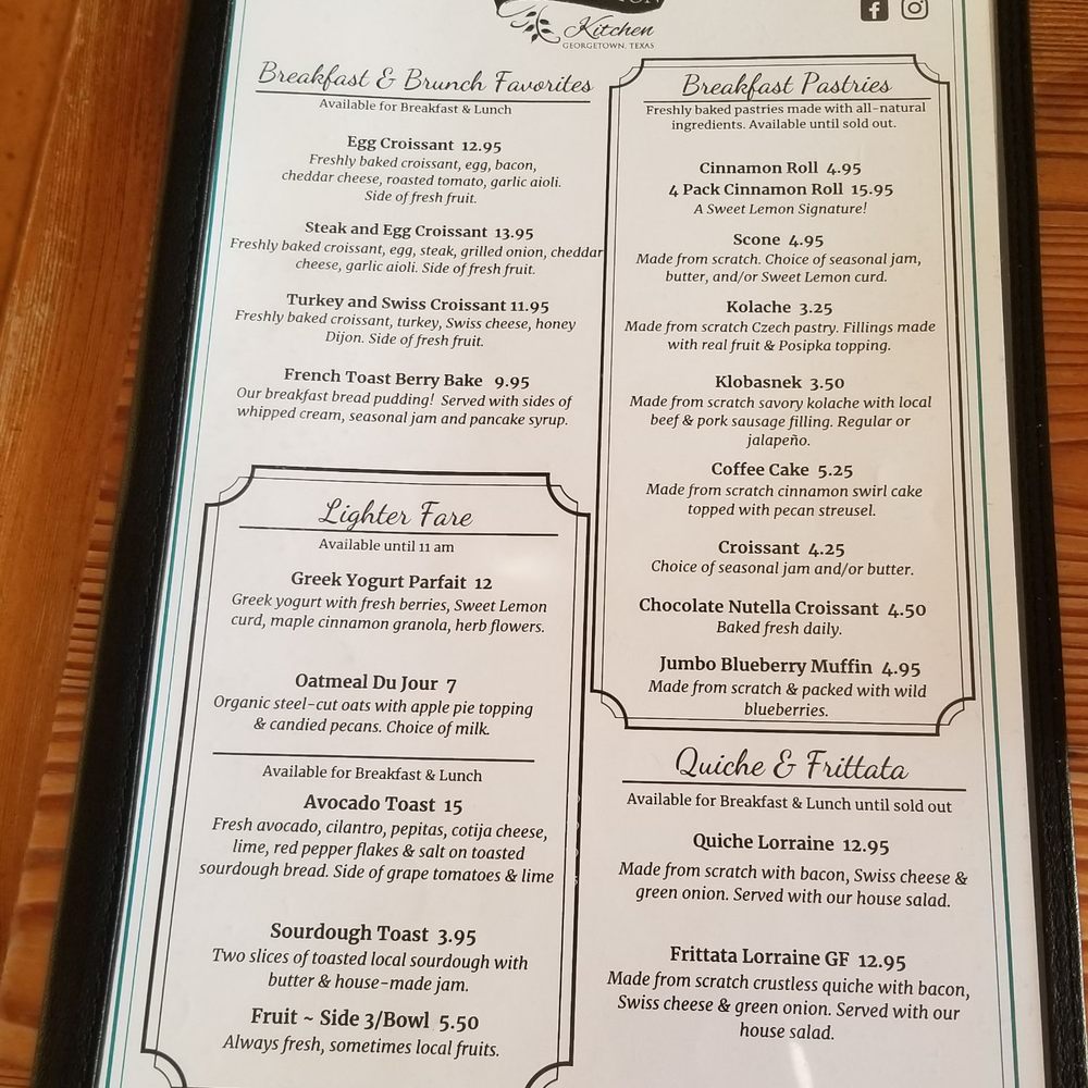 Sweet Lemon Kitchen - Cafes Near Me - Georgetown, Texas Sweet Lemon Kitchen - Cafes Near Me - Georgetown, Texas