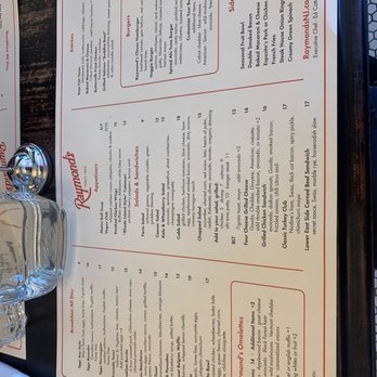 Raymond's - Menu - Comfort Food Near Me - Ridgewood, New Jersey