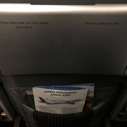 Frontier Airlines - Seating was reasonable with a small fold out tray