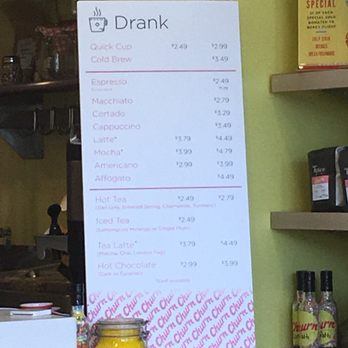 Churn Soft Serve - Drink menu July 2018 - Coffee & Tea Near Me - Buffalo, New York Churn Soft Serve - Drink menu July 2018 - Coffee & Tea Near Me - Buffalo, New York