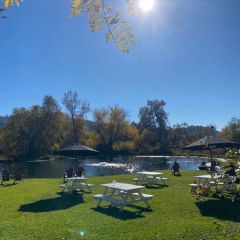 Indian Rock Vineyards - Beautiful day on the lawn - Wine Tasting Room Near Me - Murphys, California