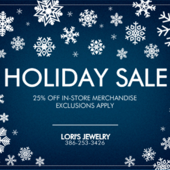 Lori's Jewelry - SHOP NOW UNTIL DECEMBER 23RD!!!! - Jewelry Near Me - Holly Hill, Florida Lori's Jewelry - SHOP NOW UNTIL DECEMBER 23RD!!!! - Jewelry Near Me - Holly Hill, Florida