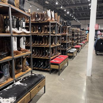 Boot Barn - Men's boots... aisle after aisle. Organized by shoe size. - Shoe Stores Near Me - Placerville, California