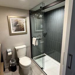 Shower in the bathroom Shower in the bathroom