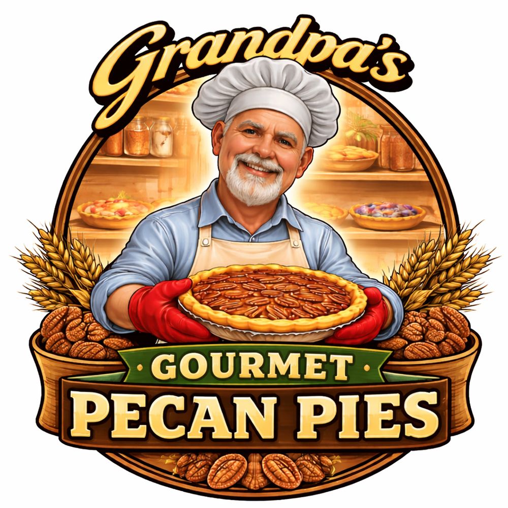 Grandpa's Gourmet Pecan Pies Logo