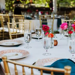 Surf City Party Rentals - Plates & Glass wear & Gold Chairs & Tables
