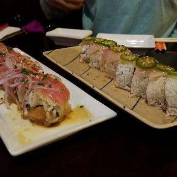 Awesome Sushi - Left: 747 roll Right: awesome roll - Japanese Near Me - Long Beach, California
