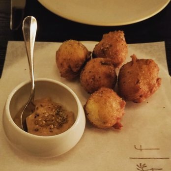 Forsythia - Truffle and ham beignets - Modern European Near Me - Philadelphia, Pennsylvania