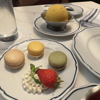Josephine - Macarons and passionfruit pineapple sorbet - French Near Me - Alexandria, Virginia Josephine - Macarons and passionfruit pineapple sorbet - French Near Me - Alexandria, Virginia